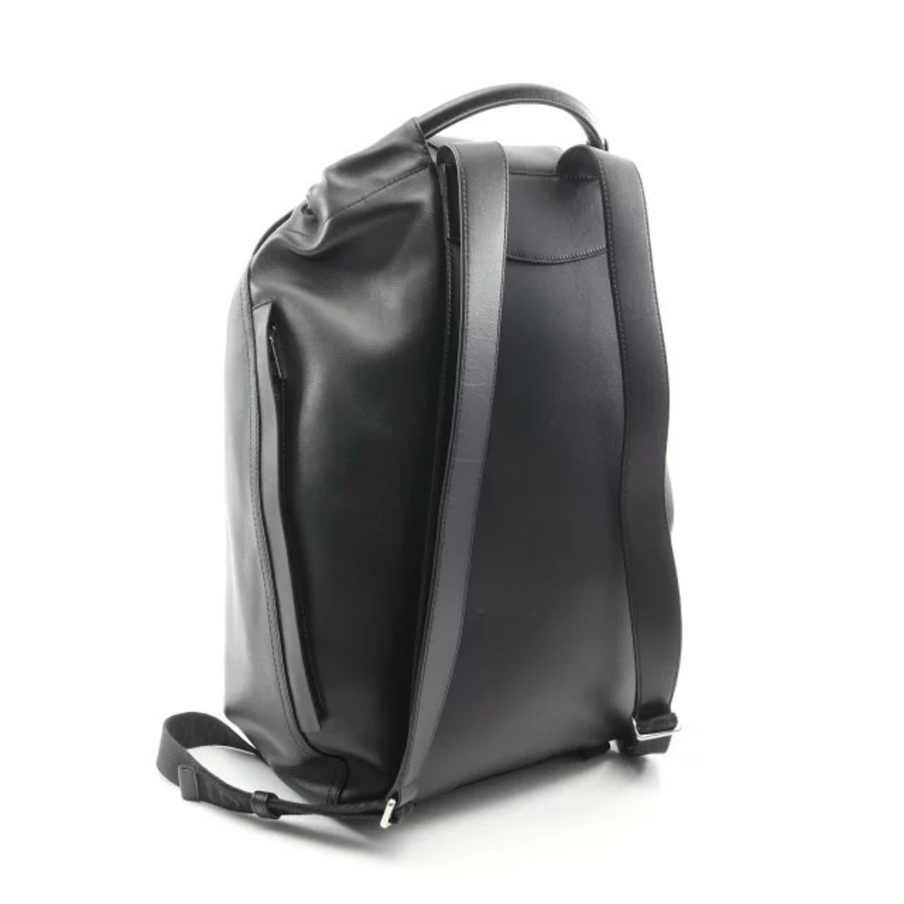 Loewe Black Leather Backpack Flamenco Black